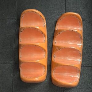 Brand New Tommy Bahama Vibrant Orange Taco Holders